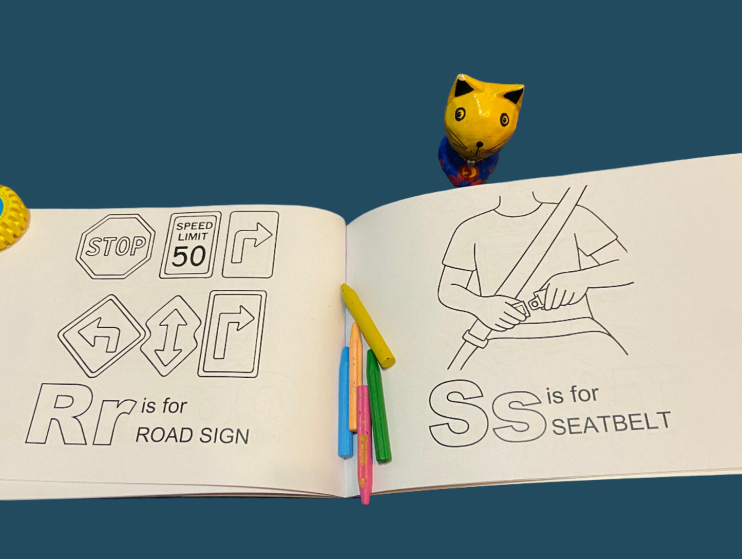 Color & Learn: Travel Edition I Flight I Car I Train