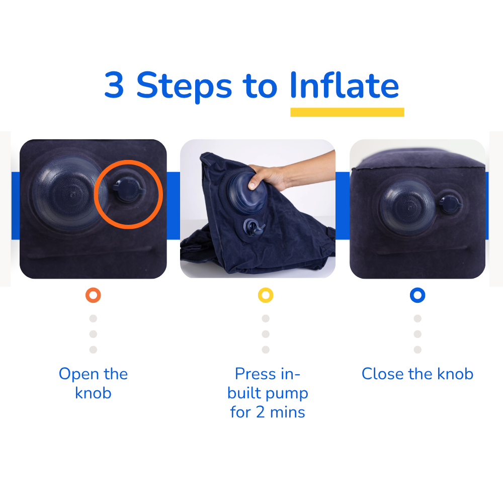 Self Inflatable Seat Extender