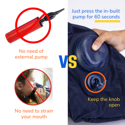 Self Inflatable Seat Extender