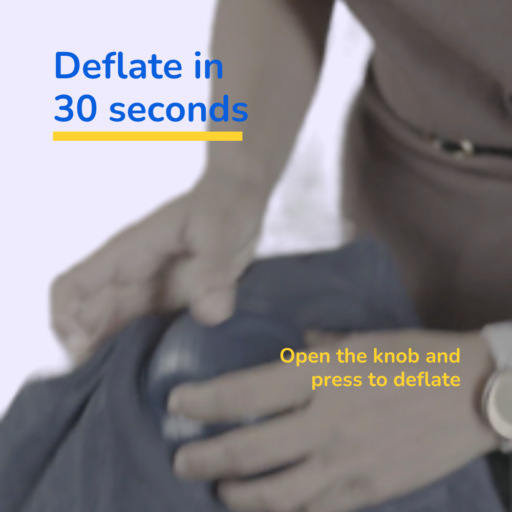 Self Inflatable Seat Extender