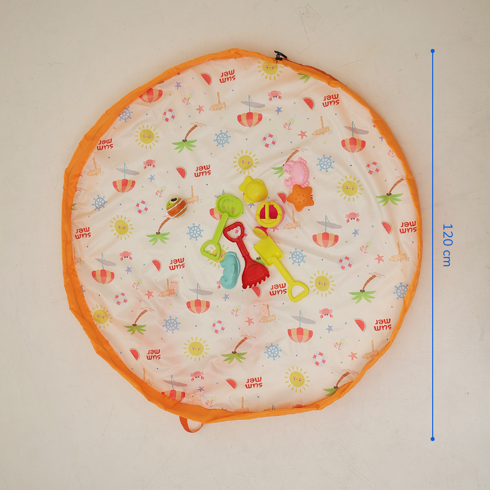 Pull & Go:  2-in-1 Bag and Playmat