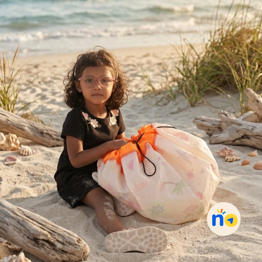 Pull & Go:  2-in-1 Bag and Playmat