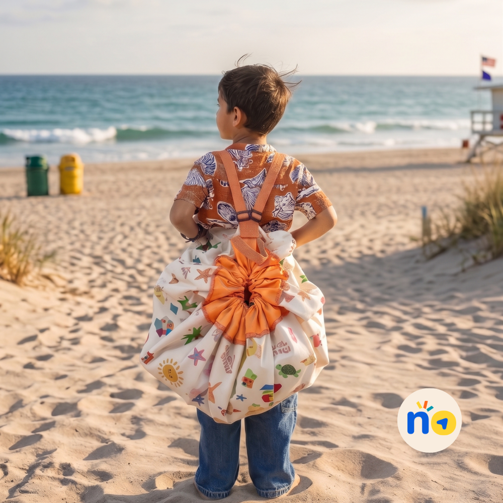 Pull & Go:  2-in-1 Bag and Playmat