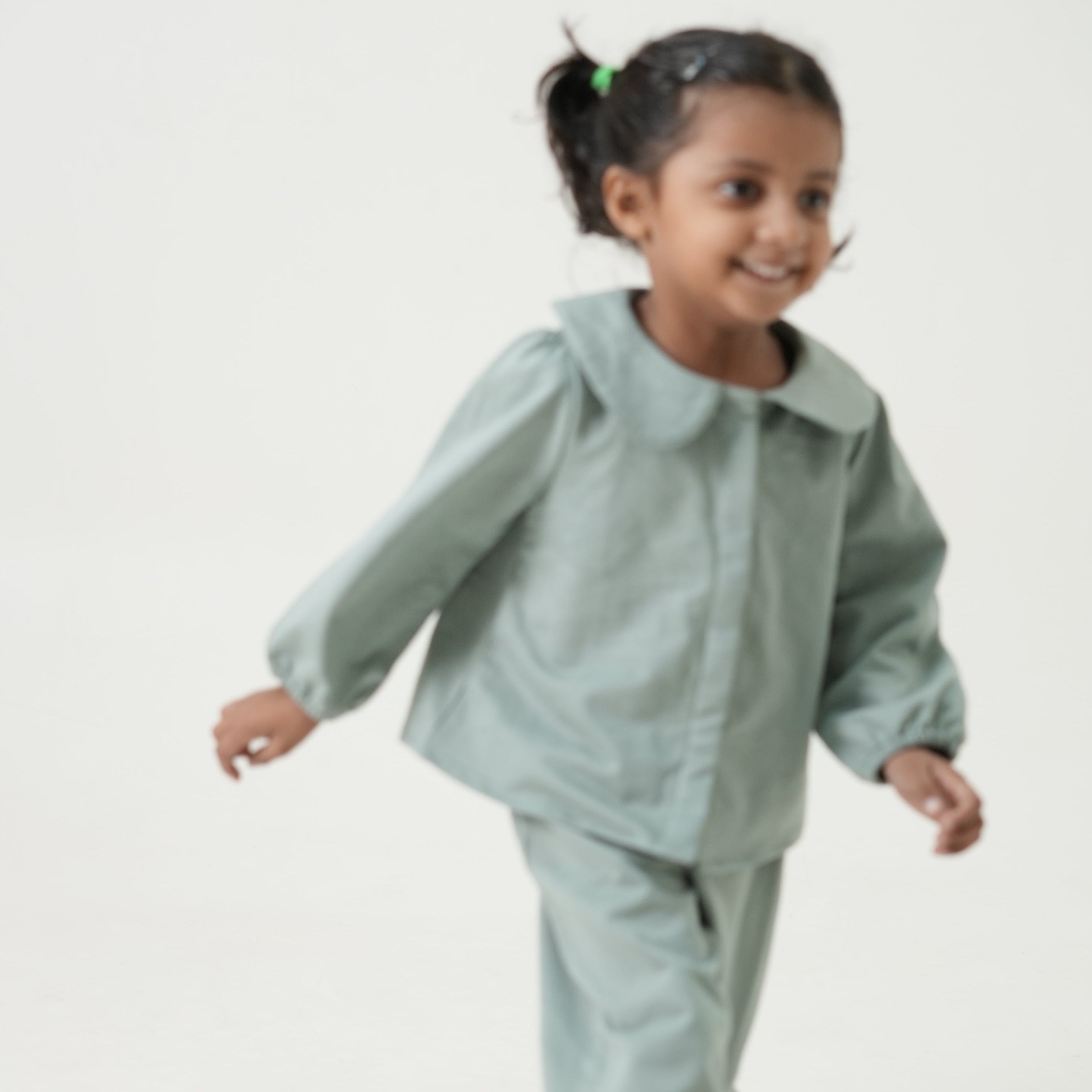 Peter Pan Collar Sweatshirt Top for Girls