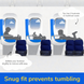 Self Inflatable Seat Extender