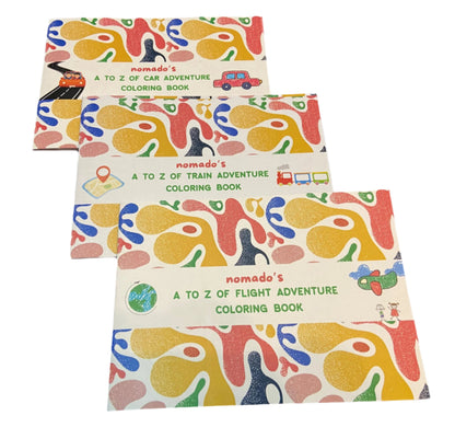 Color & Learn: Travel Edition I Flight I Car I Train