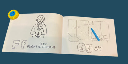 Color & Learn: Travel Edition I Flight I Car I Train